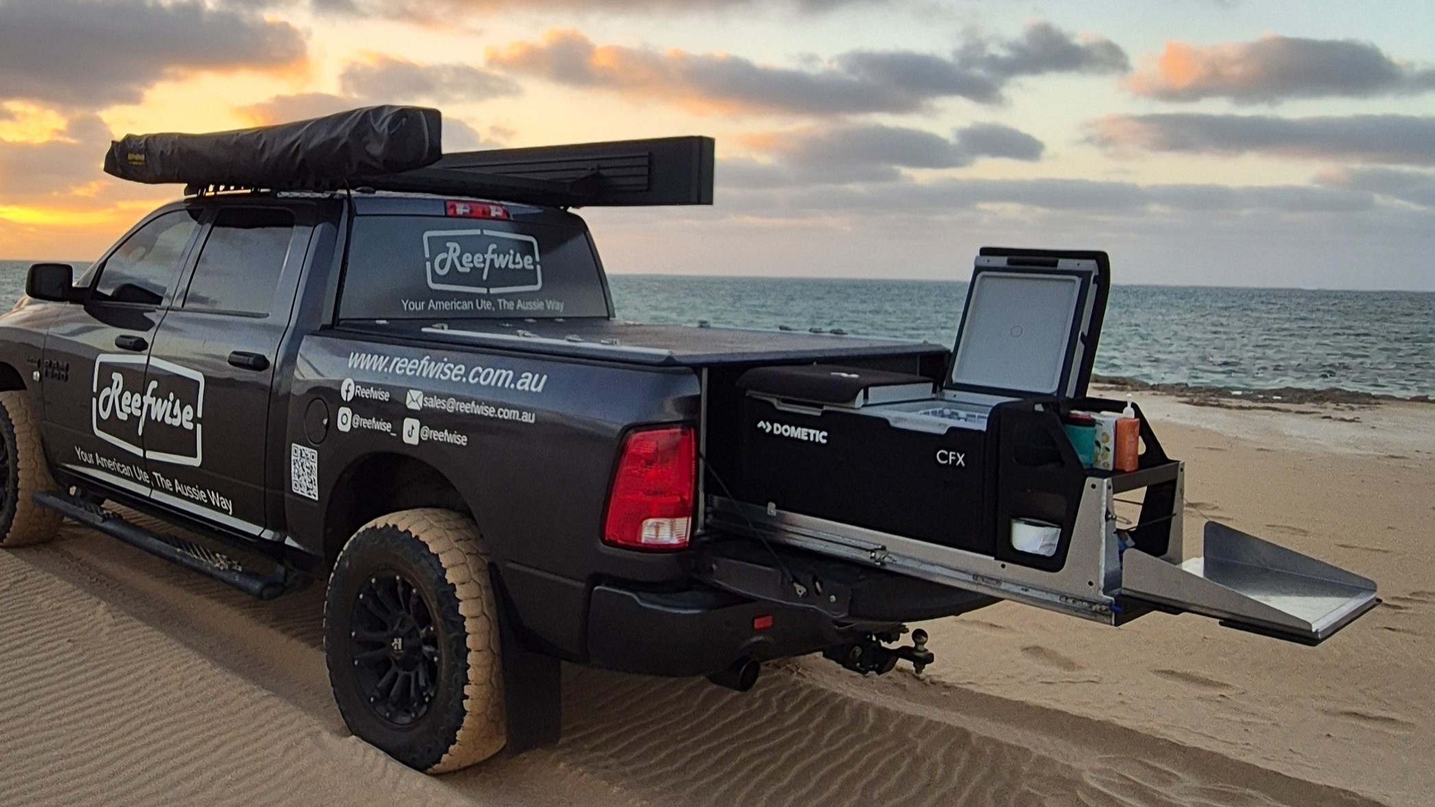 Australian made low profile ute canopy”, “Reefwise Weekender American Ute canopy