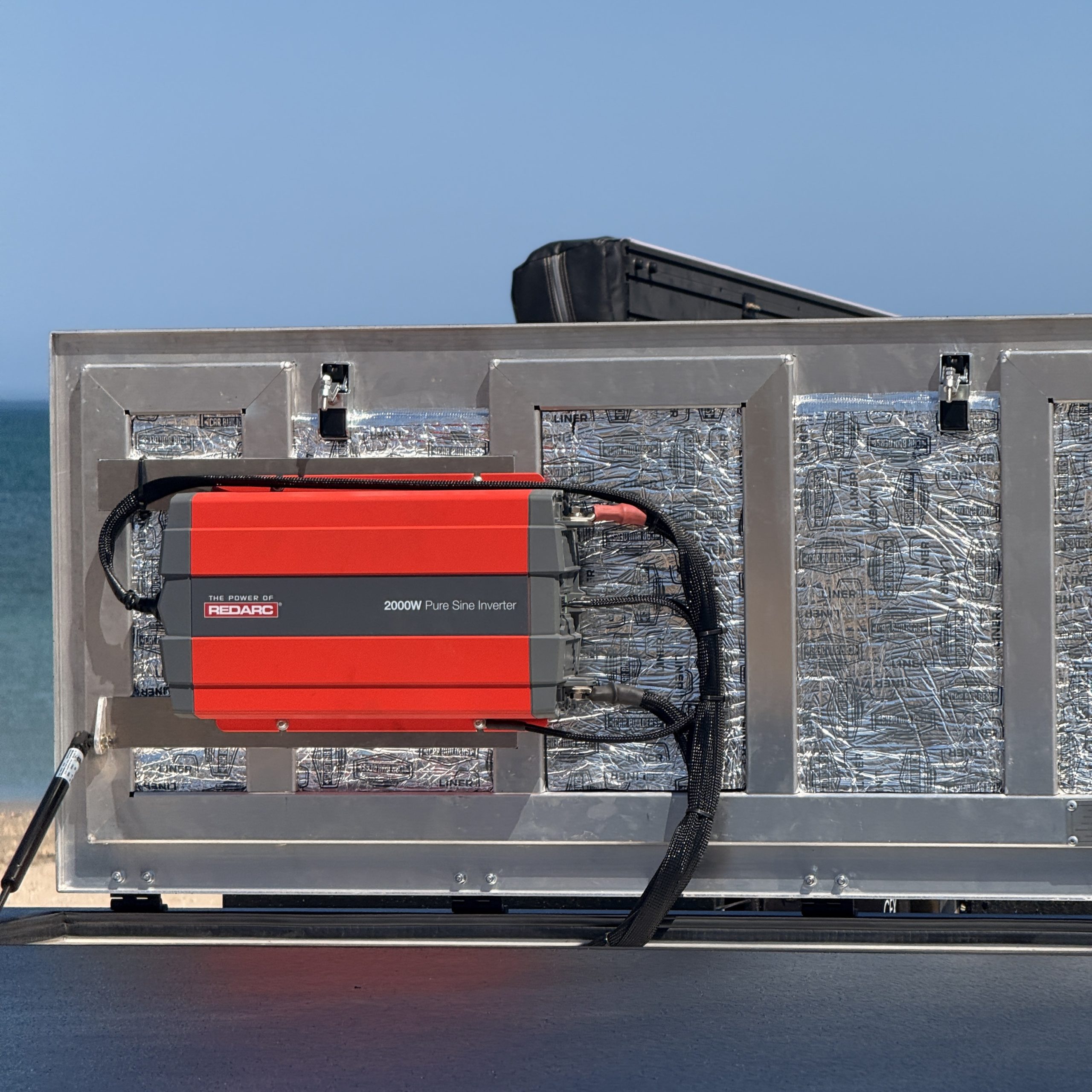 White Chevrolet Silverado with cover